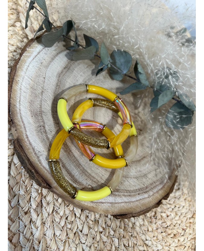 BRACELET WAFA - JAUNE