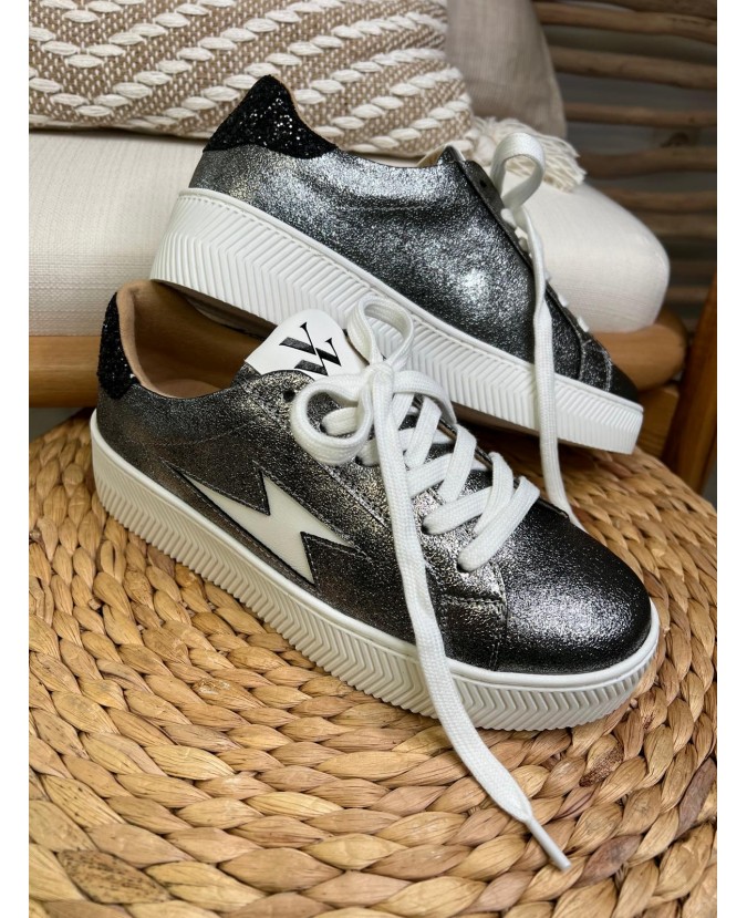 BASKETS ELODIE - GRIS