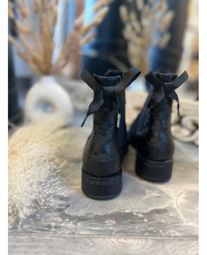 BOTTINES NORI - NOIR