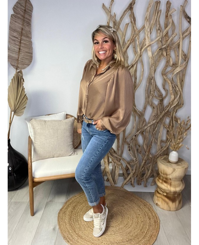 CHEMISE LILIANE - TAUPE