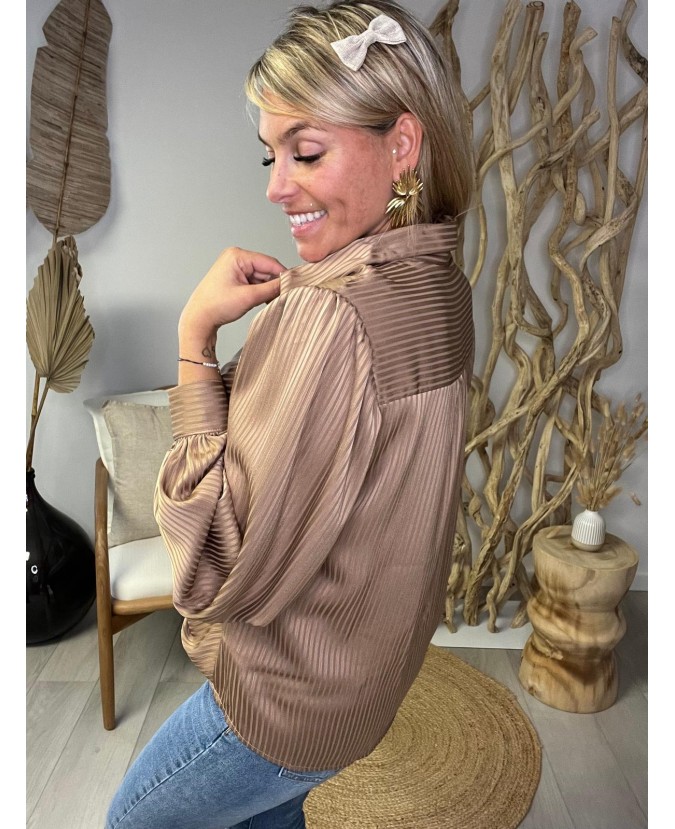 CHEMISE LILIANE - TAUPE