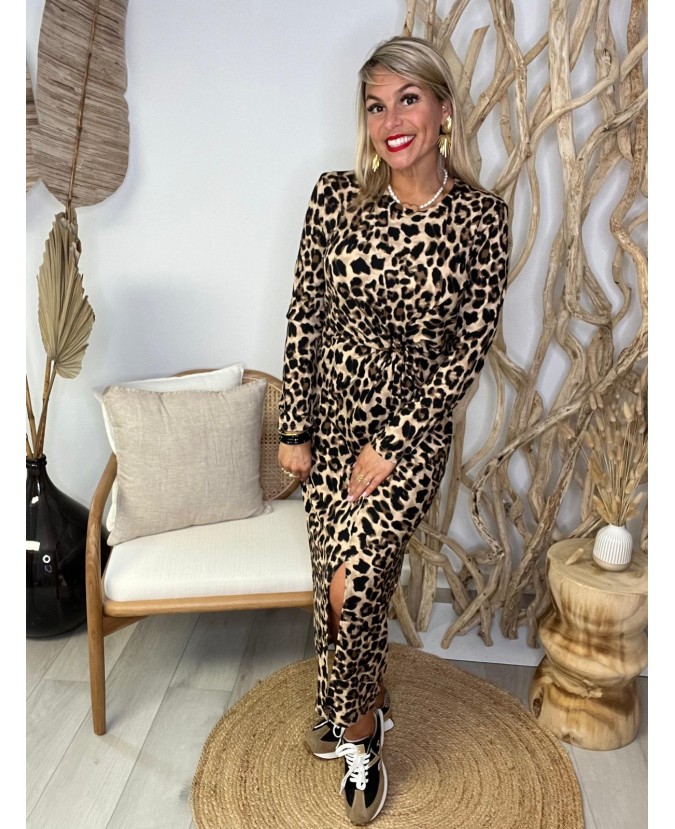 ROBE DORIANE - LEOPARD