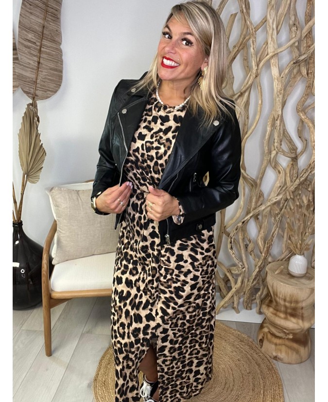 ROBE DORIANE - LEOPARD