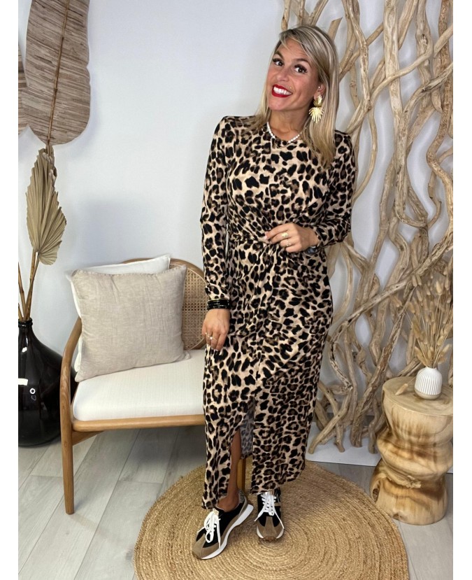 ROBE DORIANE - LEOPARD