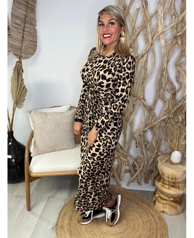 ROBE DORIANE - LEOPARD