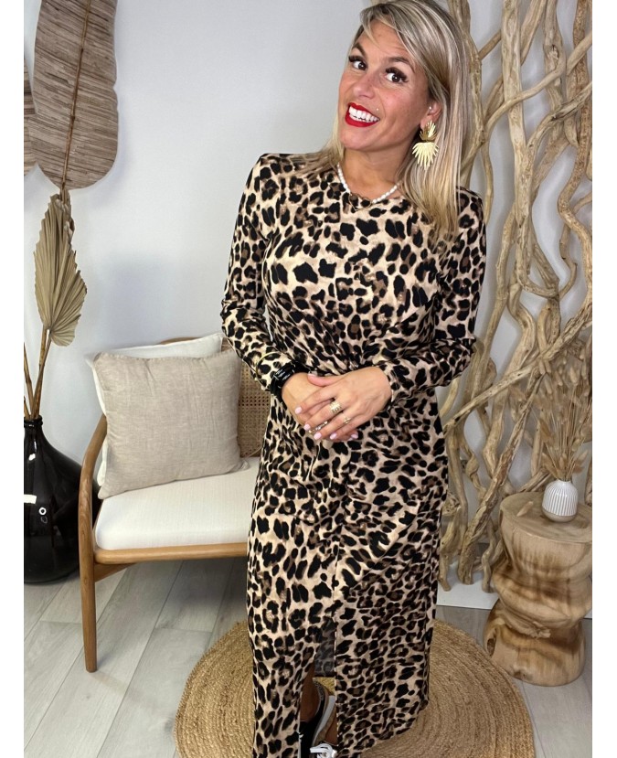 ROBE DORIANE - LEOPARD