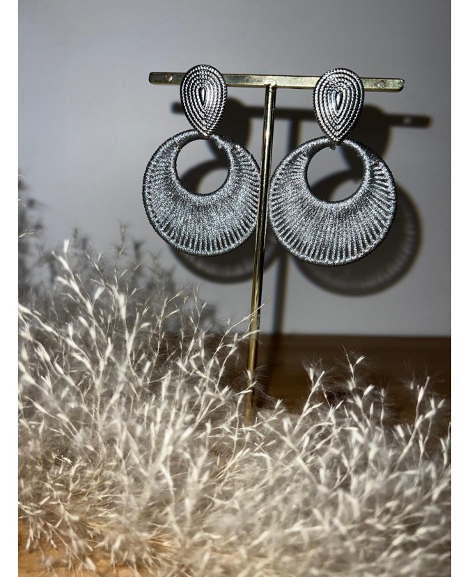 BOUCLES D'OREILLES FIONA - ARGENT