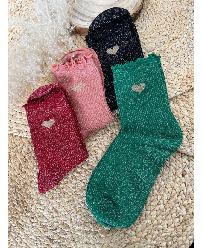 CHAUSSETTES COEUR