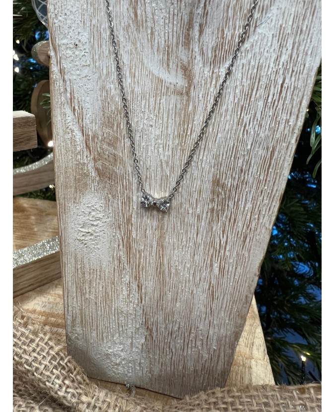 COLLIER PAPILLE - ARGENT