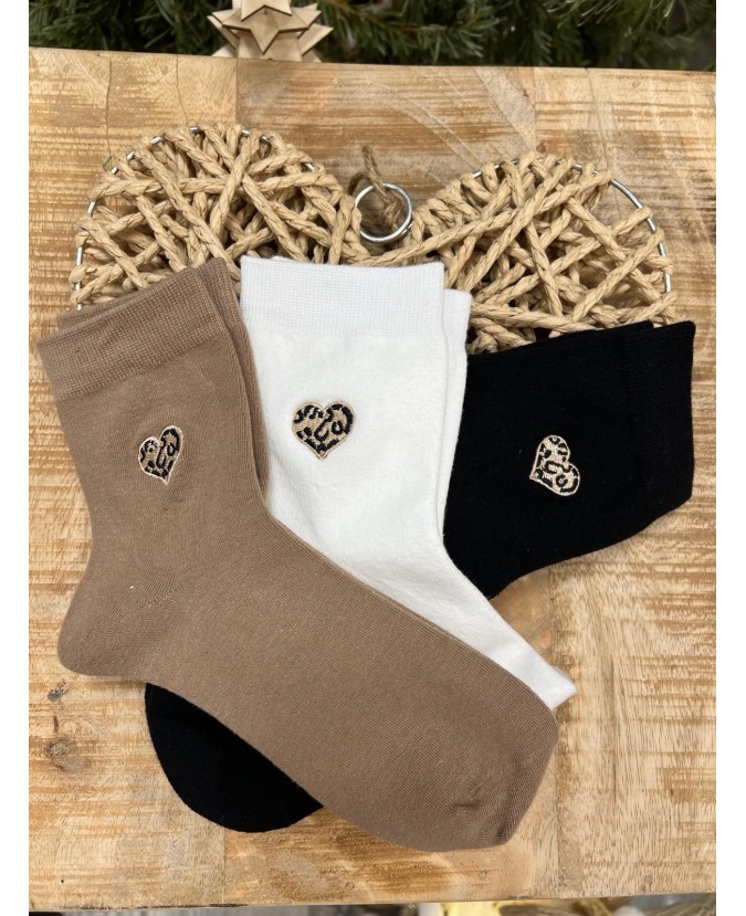 CHAUSSETTES ADAMA - TAUPE