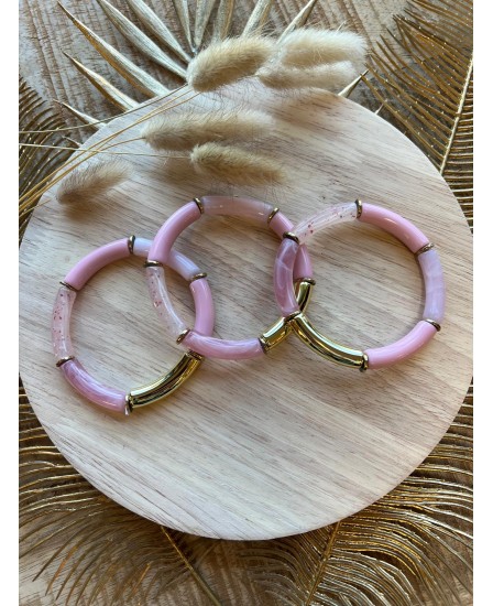 BRACELET WAFA - ROSE PASTEL