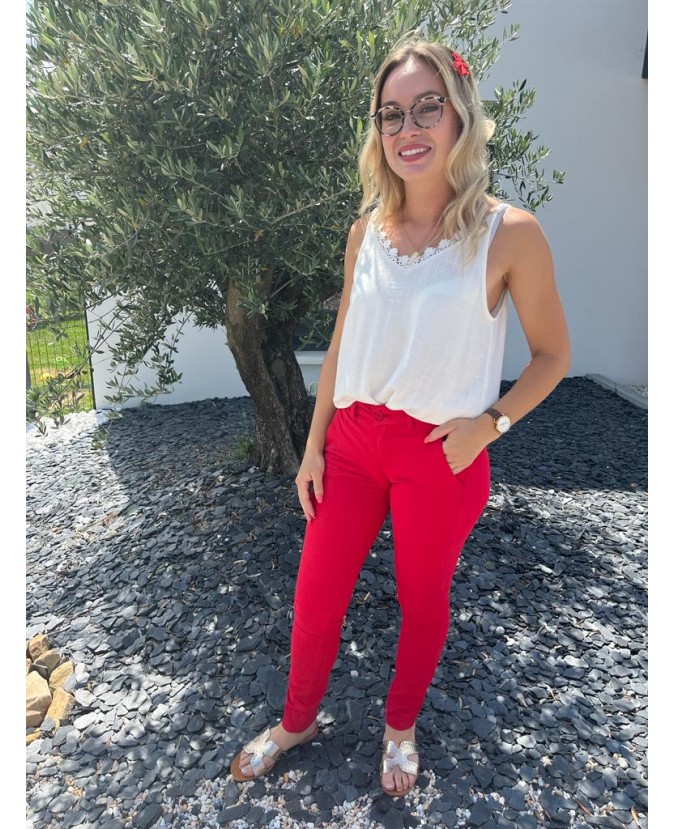 PANTALON HAPPY COQUELICOT