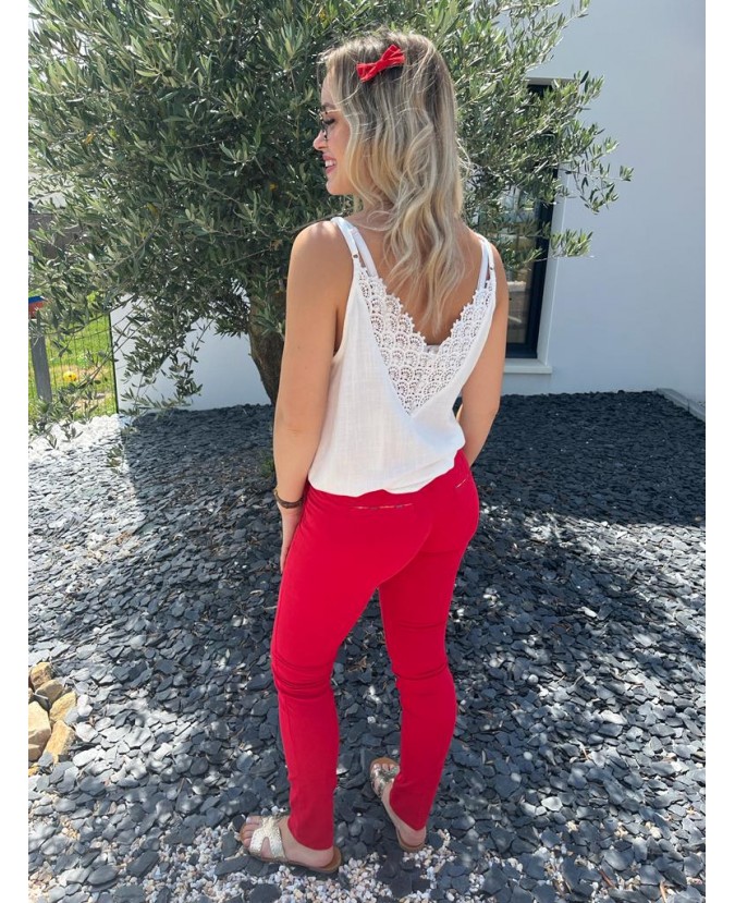 PANTALON HAPPY COQUELICOT