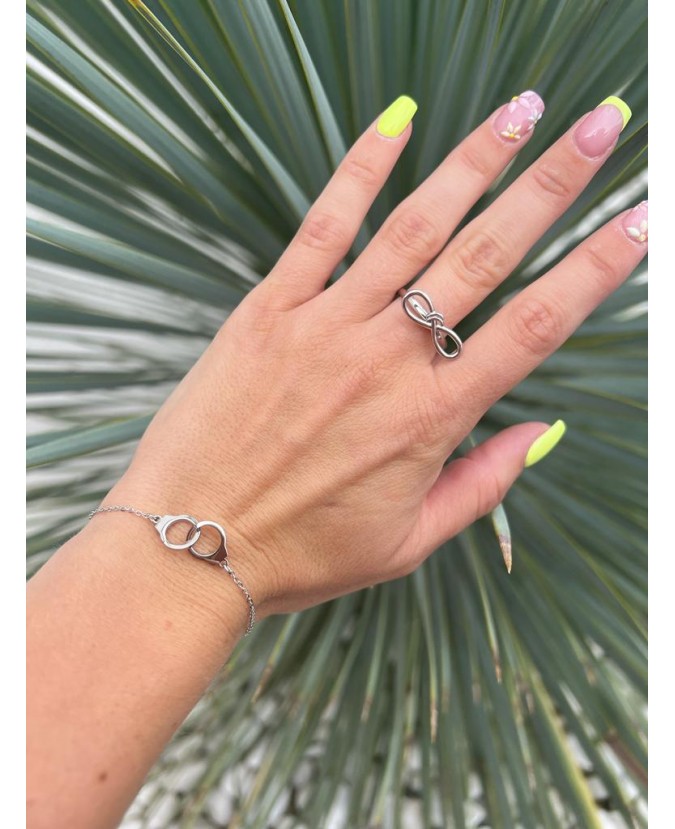 BAGUE NOEUD ARGENT Un Rayon de Soleil