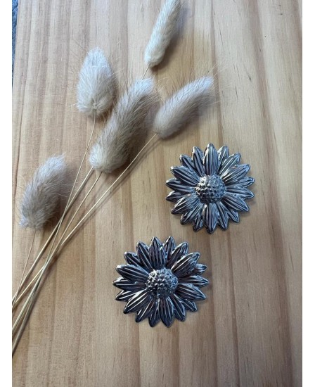 BOUCLES D'OREILLES MARGUERITE - ARGENT