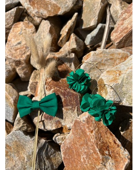 BOUCLES D'OREILLES ABBY VERT